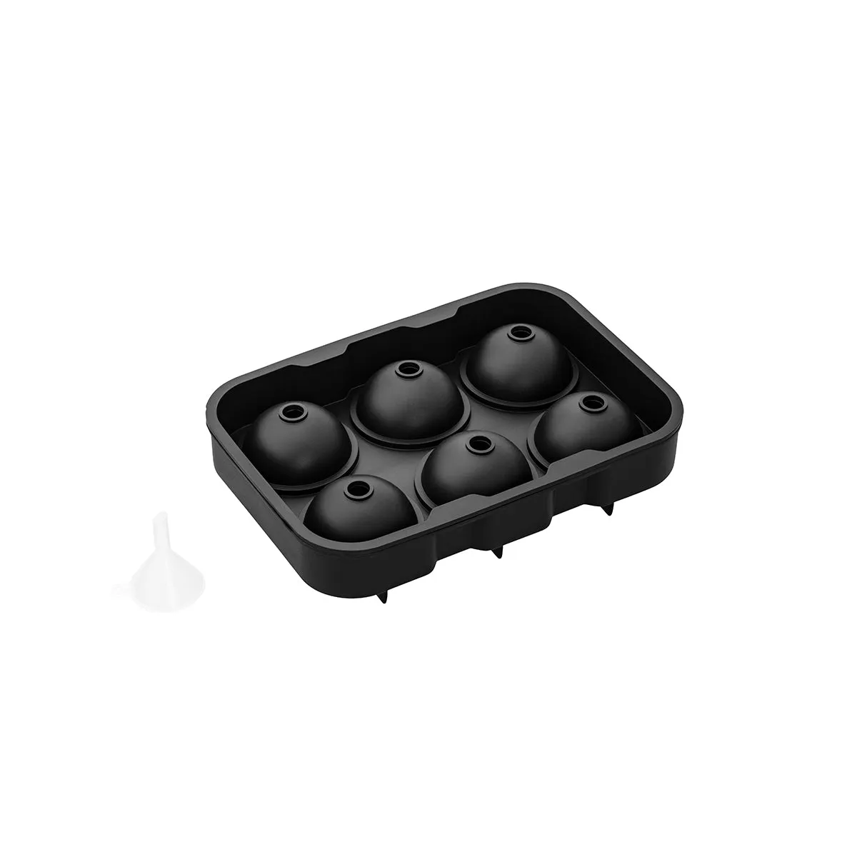 ZANZI SPHERICAL ICE MOULD SILICONE 6x46mm BLK (*Z0952*) = 1 X EACH