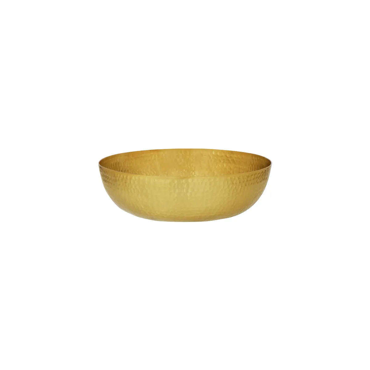 CHEF INOX ROUND SERVING/SEAFOOD BOWL HAMMERED 250mm BRASS (*06922*) = PACK OF 4 X EACHES