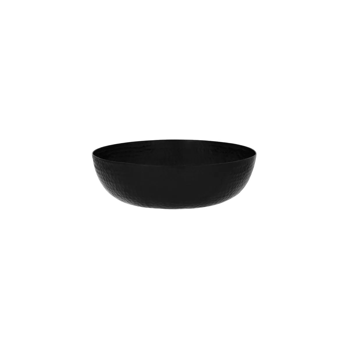 CHEF INOX ROUND SERVING/SEAFOOD BOWL HAMMERED 250mm BLACK (*06921*) = PACK OF 4 X EACHES