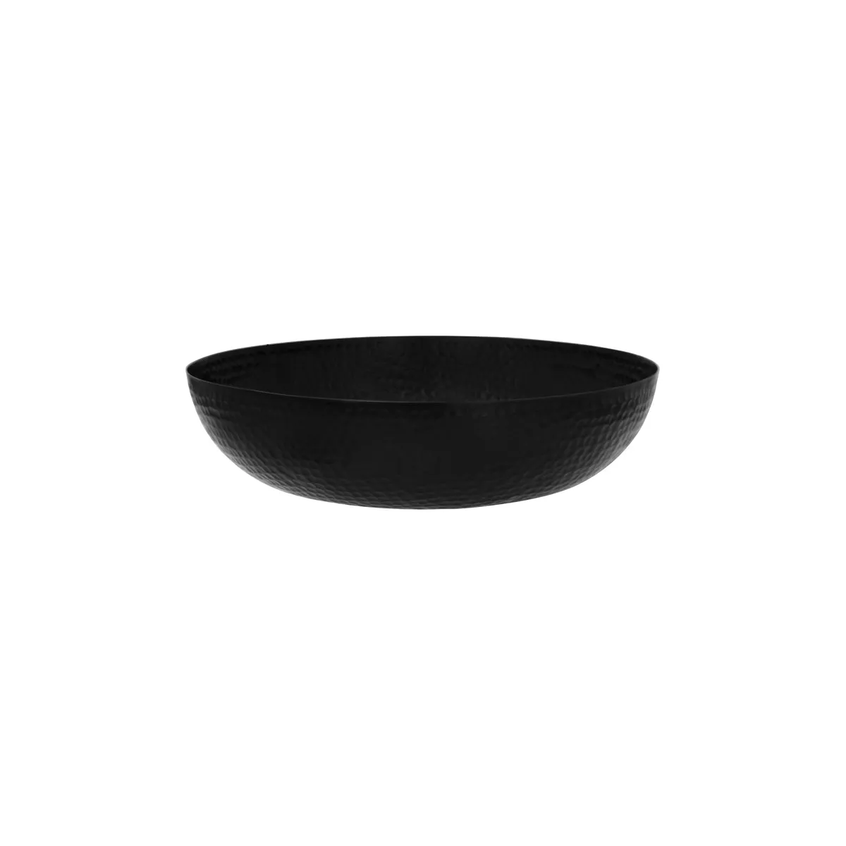 CHEF INOX ROUND SERVING/SEAFOOD BOWL HAMMERED 300mm BLACK (*06924*) = PACK OF 4 X EACHES