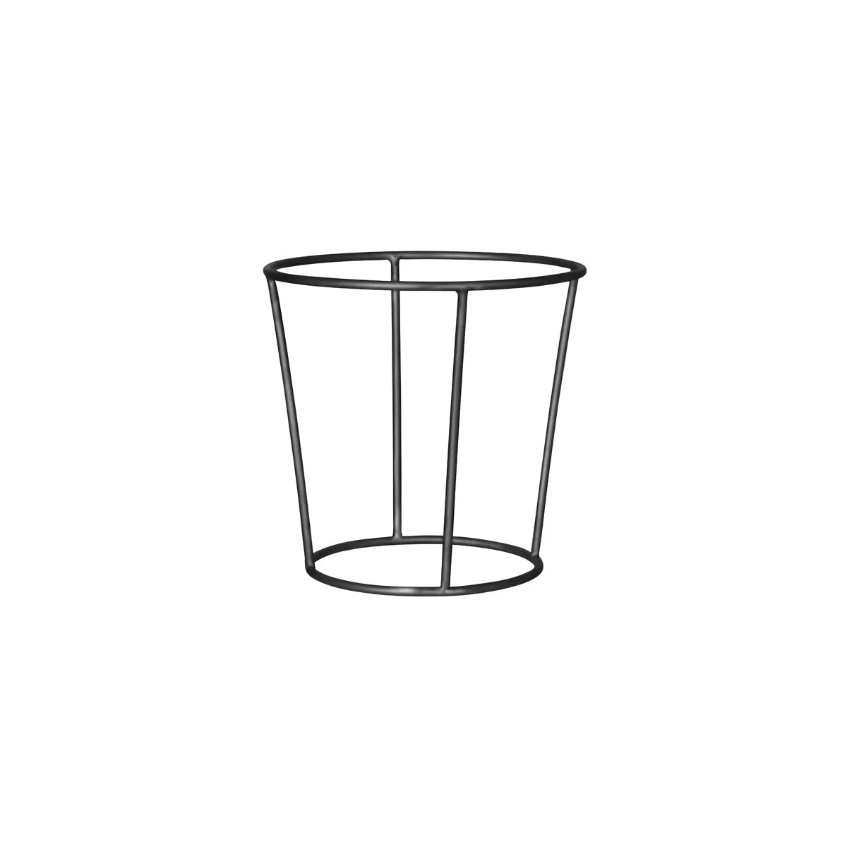 CHEF INOX ROUND RISER S/S 150/200x190mm MATT BLACK (*06934*) = PACK OF 4 X EACHES
