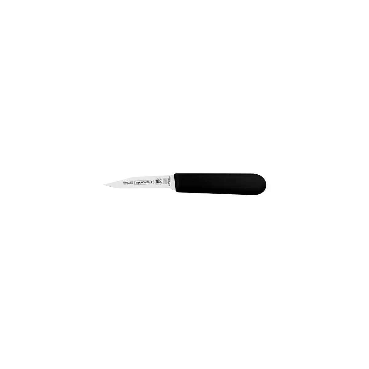 TRAMONTINA PROF PARING KNIFE POINT EDGE 70mm BLK H/S (*TM24626/103*) = 1 X EACH