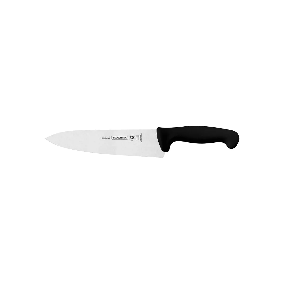 TRAMONTINA PROF CHEF'S KNIFE STR EDGE X-WIDE 200mm BLK H/S (*TM24609/108*) = 1 X EACH