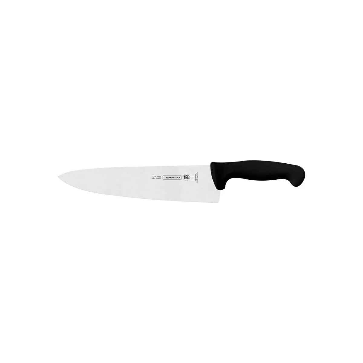 TRAMONTINA PROF CHEF'S KNIFE STR EDGE X-WIDE 250mm BLK H/S (*TM24609/100*) = 1 X EACH