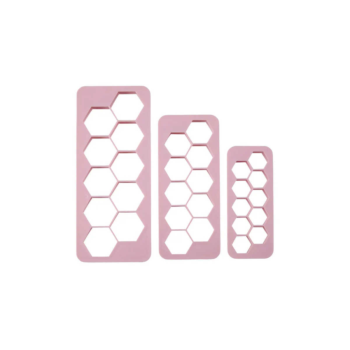 WILTSHIRE GEO CUTTERS HEXAGON 3PC SET (*WLT40728*) = PACK OF 6 X SETS