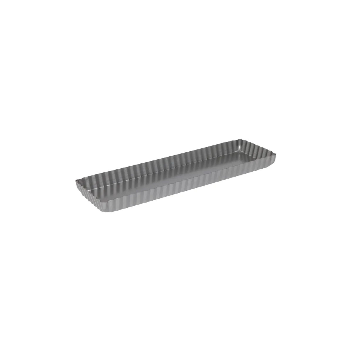 WILTSHIRE TART PAN-RECT FLUTED 350x100x30mm LOOSE BASE N/S (*WLT40594*) = PACK OF 6 X EACHES