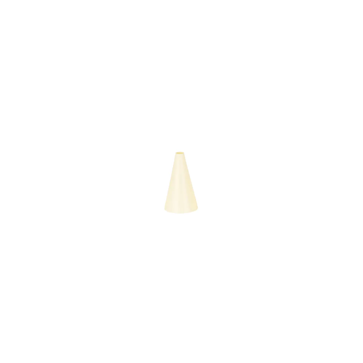 CHEF INOX THERMO DECORATING TUBE PLAIN  PLASTIC 5mm WHITE (*00745-P*) =  1 X EACH