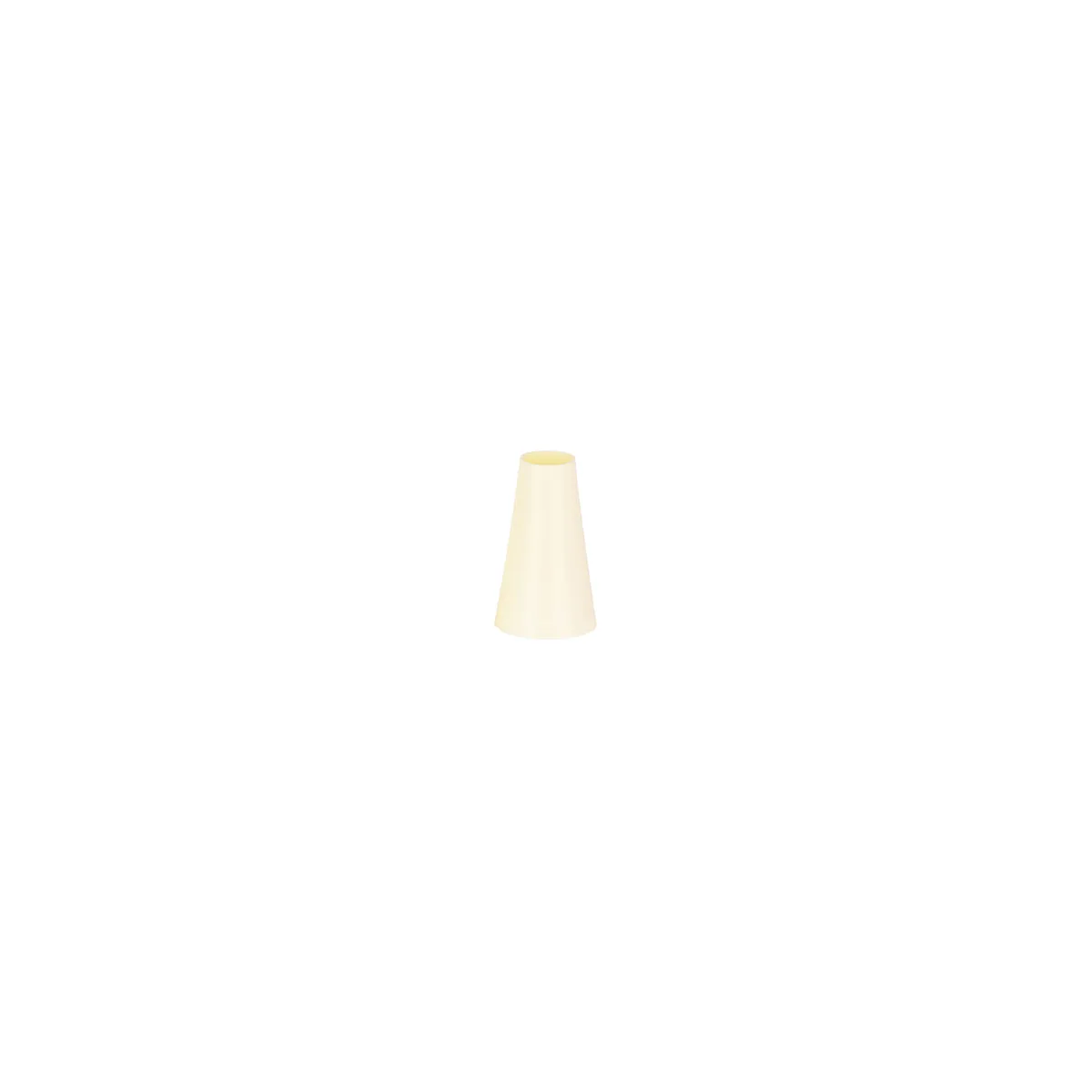 CHEF INOX THERMO DECORATING TUBE PLAIN  PLASTIC 15mm WHITE (*00755-P*) =  1 X EACH