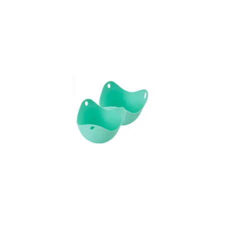 WILTSHIRE SILICONE EGG POACHER 2PK (*WLT44077*) = SLEEVE OF 12 X PACKETS
