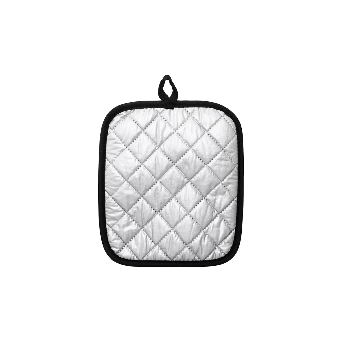 CHEF INOX POT HOLDER HEAT RESIST&TERRY wPOCKET 240mm BLK/SIL (*31588*) =  1 X EACH