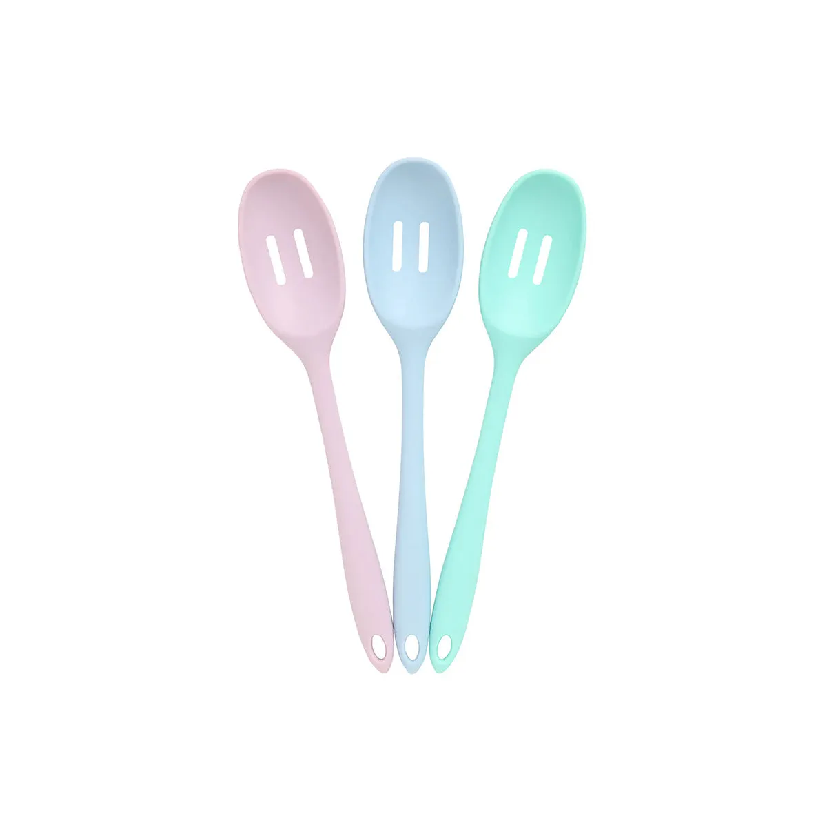 WILTSHIRE SILICONE SLOTTED SPOON COLOUR RUSH-BLUE (*WLT43543-B*) = PACK OF 18 X EACHES