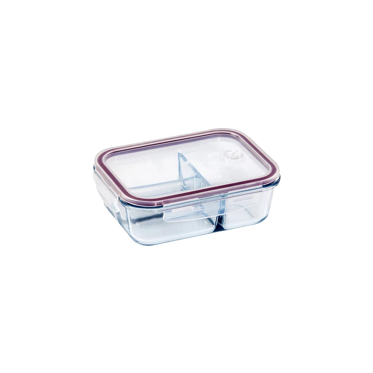 ETERNA GLASS CONTAINERS 3 DIV RECT 1000ml (*ETR48147*) = PACK OF 2 X EACHES