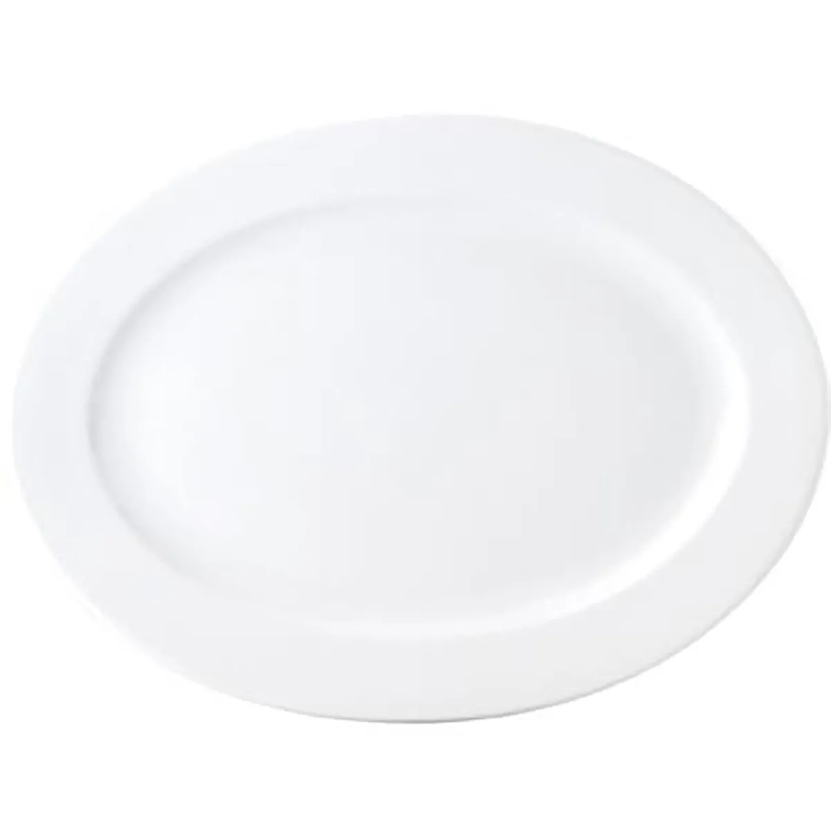 PLATTER-OVAL-410mm CHELSEA RIM SHAPE (4004) (*94065*) = PACK OF 6 X EACHES