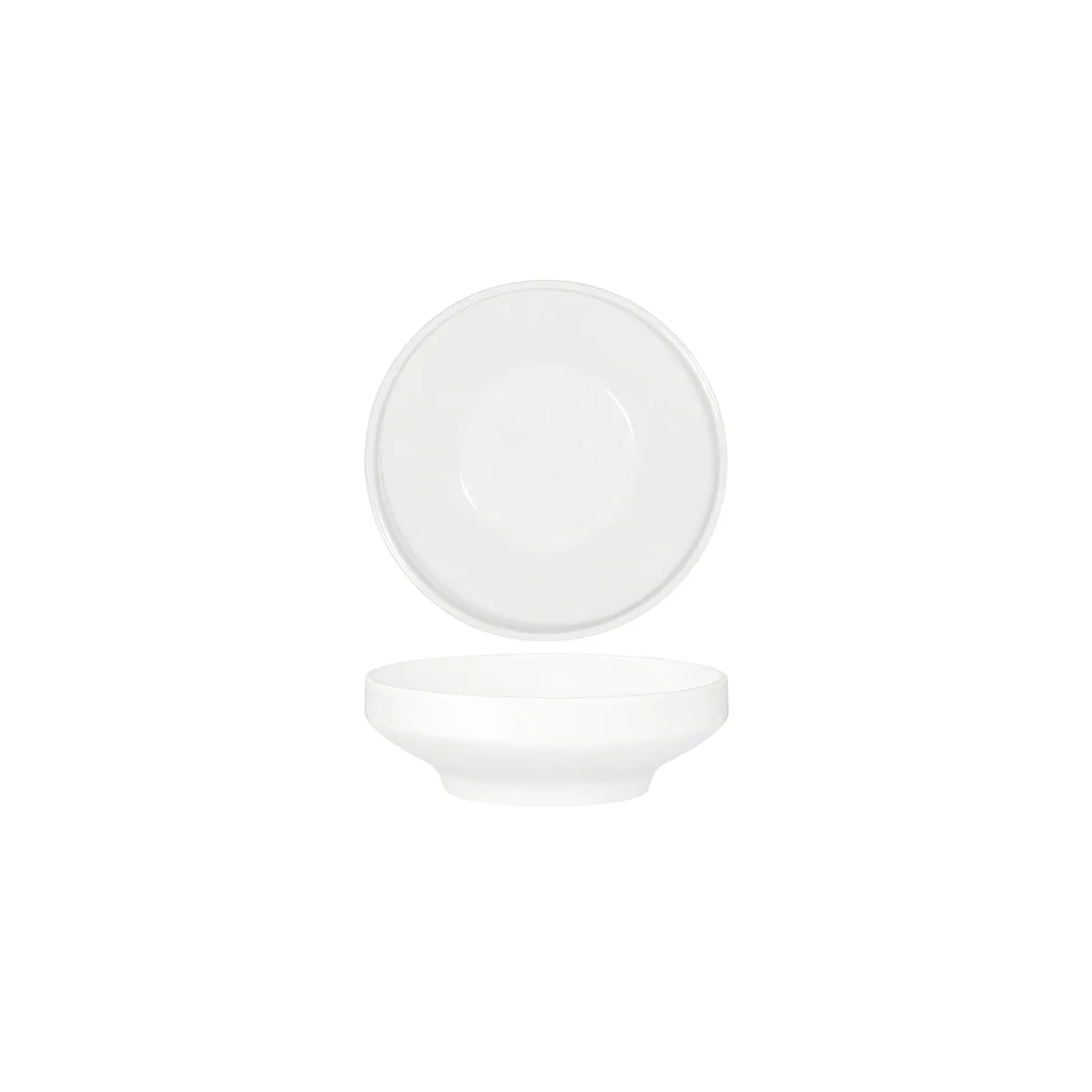 TABLEKRAFT CORE WHITE ROUND BOWL FOOTED 160x50mm (*91084*) = PACK OF 6 X EACHES