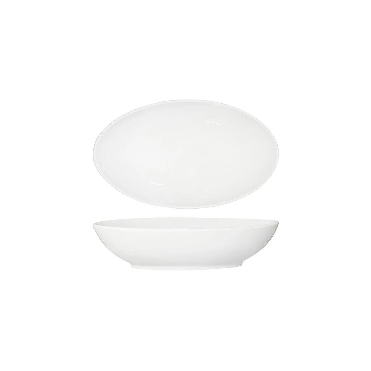 TABLEKRAFT CORE WHITE OVAL SALAD SERVING BOWL 305x185x70mm (*92075*) = PACK OF 3 X EACHES