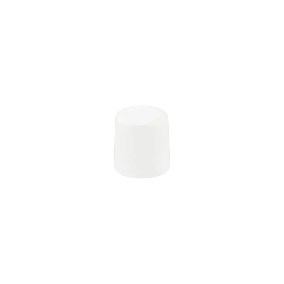 TABLEKRAFT CORE WHITE SALT SHAKER (1 HOLE) DRUM  48x53mm (*92050*) = PACK OF 12 X EACHES