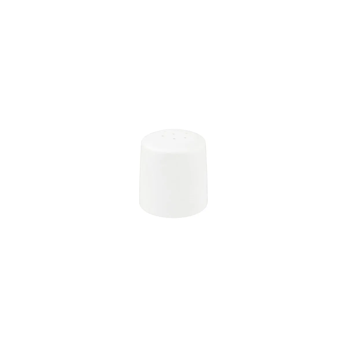 TABLEKRAFT CORE WHITE PEPPER SHAKER ( 7 HOLE) DRUM 48x53mm (*92051*) = PACK OF 12 X EACHES