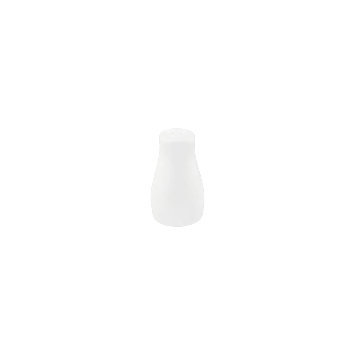 TABLEKRAFT CORE WHITE SALT SHAKER (3 HOLE) CURVE 50x80mm (*92052*) = PACK OF 6 X EACHES