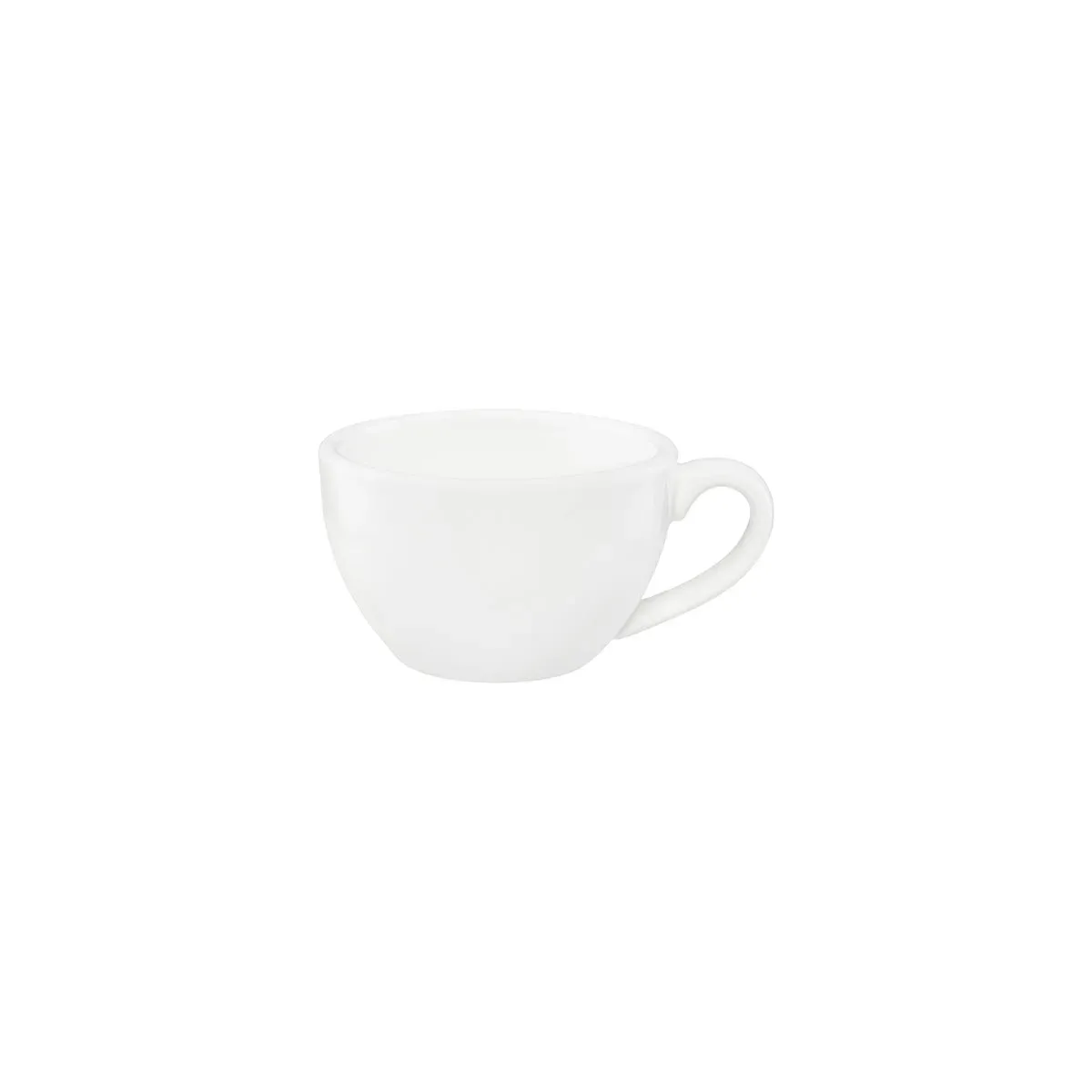 TABLEKRAFT CORE WHITE CAPPUCCINO CUP TAPERED 220ml, 118x72mm (*92084*) = PACK OF 6 X EACHES