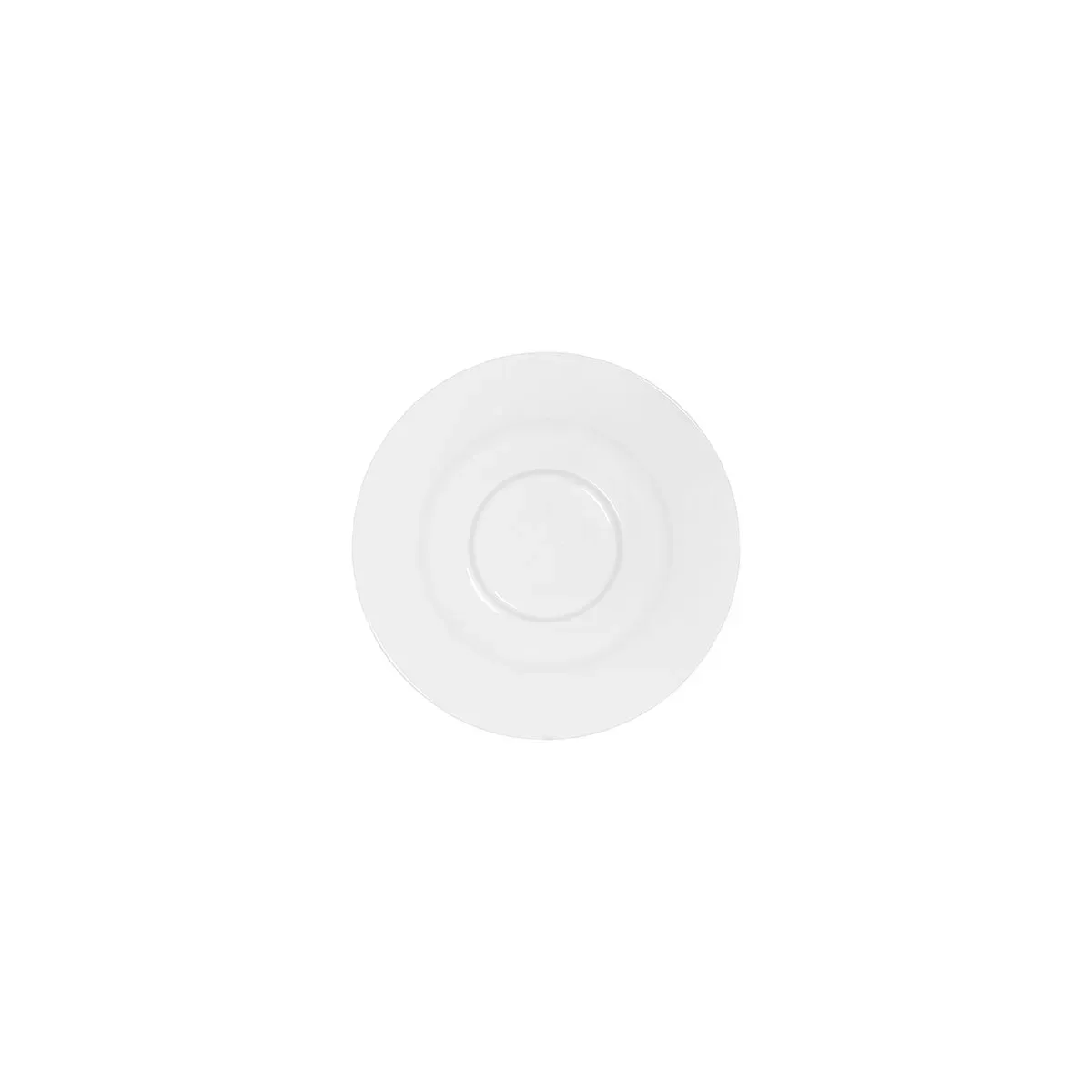 TABLEKRAFT CORE WHITE CAPPUCCINO SAUCER TO SUIT 92084 150mm (*92085*) = PACK OF 6 X EACHES
