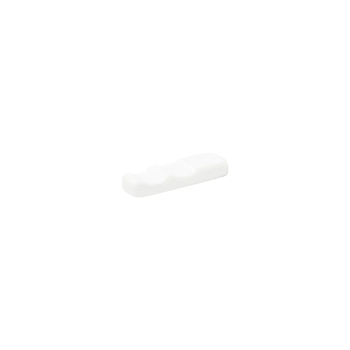 TABLEKRAFT CORE WHITE CHOPSTICK REST AND SPOON 100x35mm (*92031*) = PACK OF 6 X EACHES