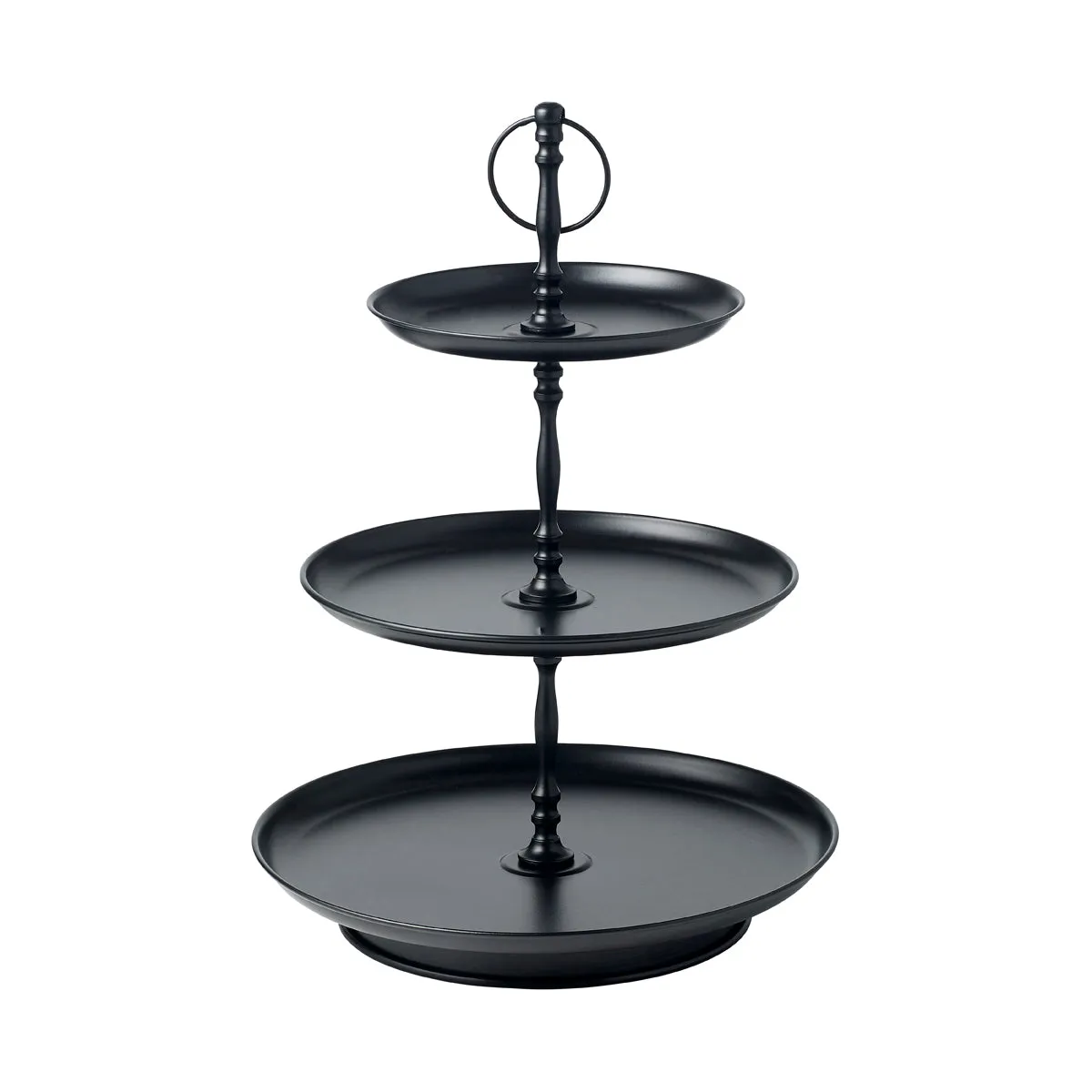 CHEF INOX CONEY IS GALV BLK TEA STAND 3-TIER(18/25/31)x470mm (*78785*) =  1 X EACH