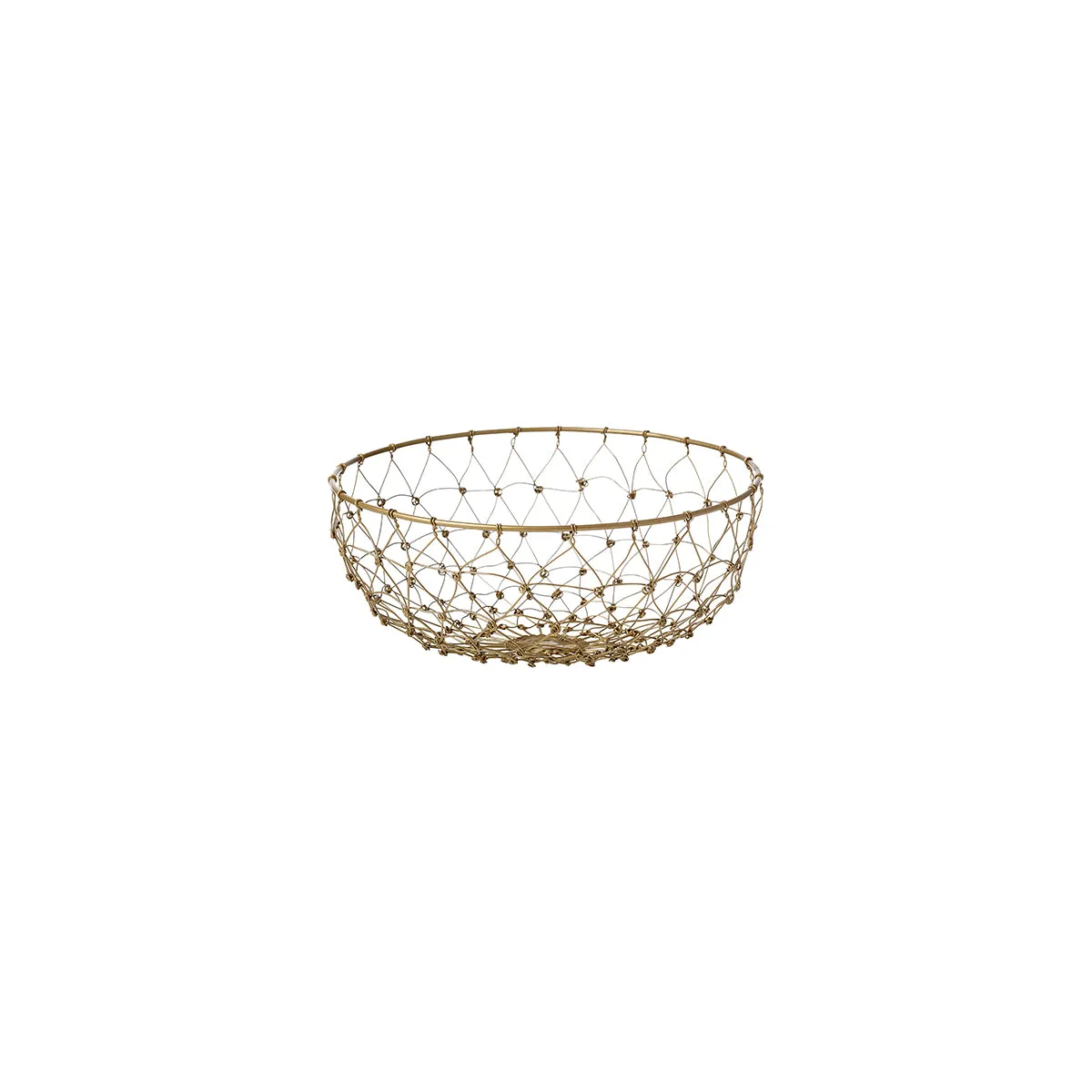 CHEF INOX CONEY IS FISHING NET WIRE RND BASKET 230x100mm PAT (*78757*) =  1 X EACH