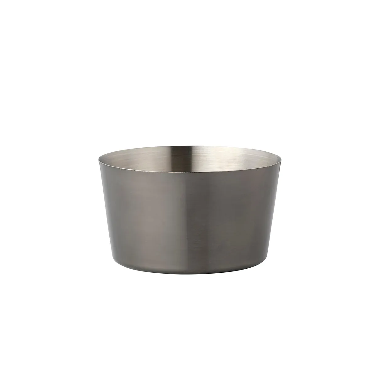 CHEF INOX MINIATURE SAUCE PAN W/O HDL SATIN S/S 140mm (*MINI-08293*) = PACK OF 12 X EACHES