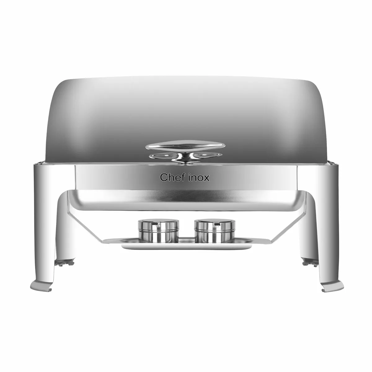 CHEF INOX CHAFER ROLL TOP STACKABLE S/S 1/1 SIZE (*54961*) = 1 X EACH