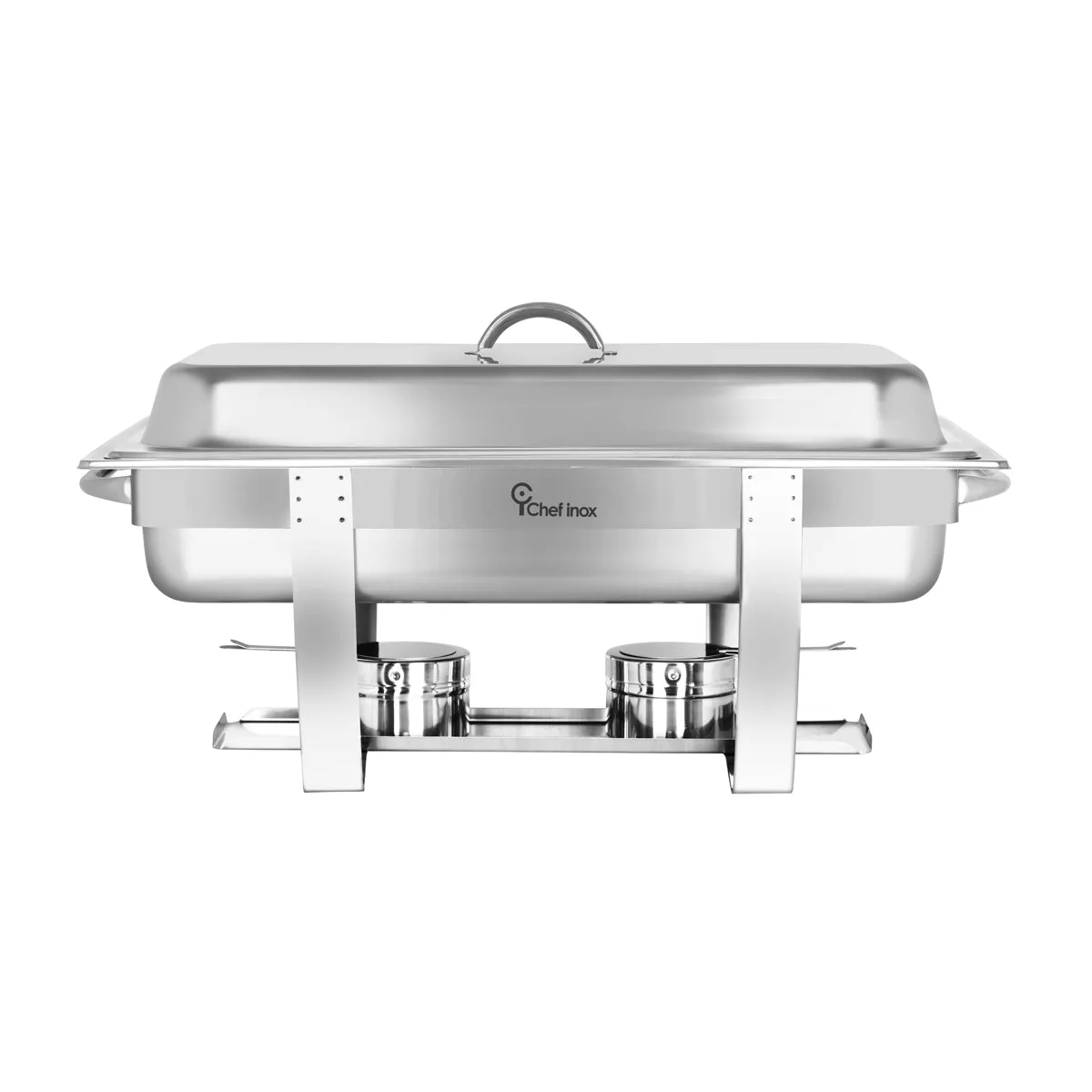 CHEF INOX CHAFER ECONOMY STACKABLE S/S 1/1 600x370x235mm (*54801*) = 1 X SET