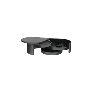JIWINS SALT & SUGAR GLASS RIMMER BLACK ABS 200x160x70mm (*JW-BSS*) = PACK OF 6 X EACHES