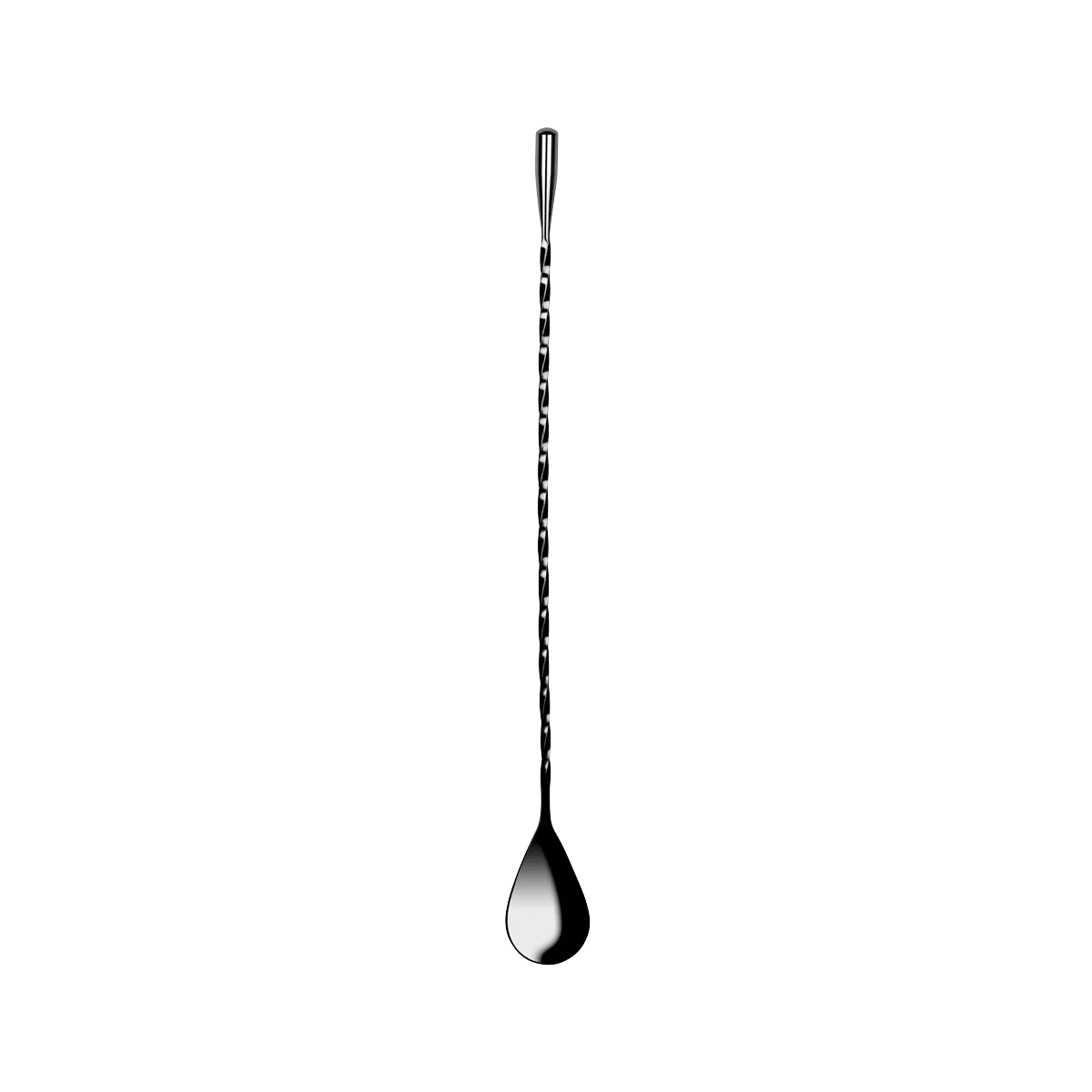 ZANZI TEAR DROP BAR SPOON GUN METAL 300x29mm (*Z0635*) =  1 X EACH
