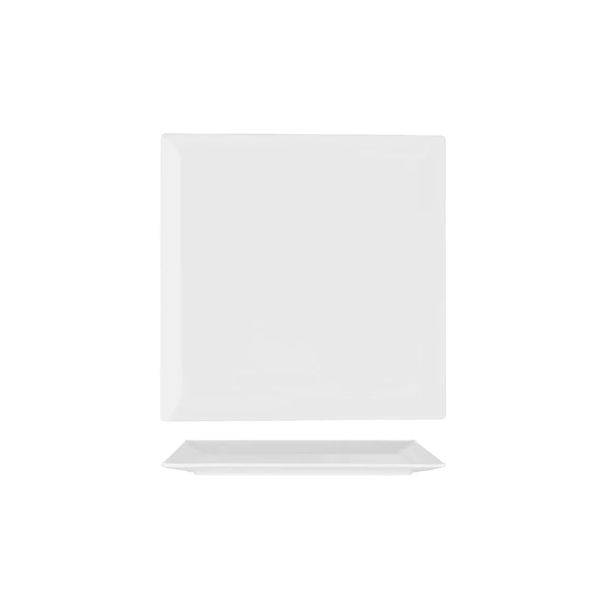 SUPERWARE SQUARE PLATE FLAT 250mm (*49082*) = PACK OF 6 X EACHES