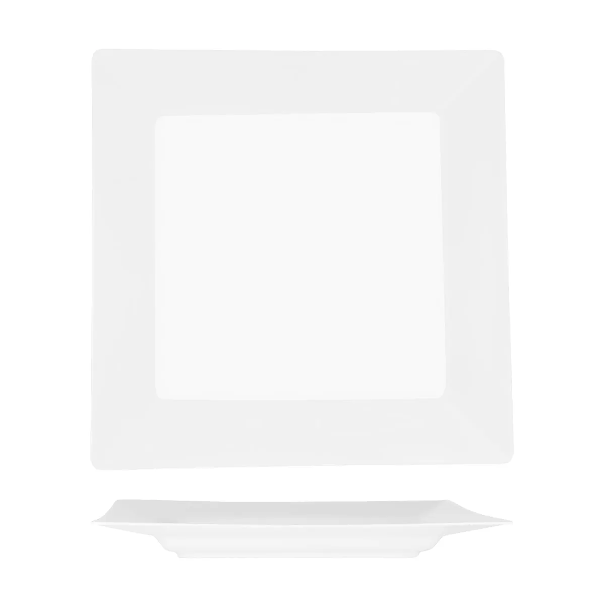 SUPERWARE SQUARE PLATE W/RIM 400mm (20185) (*49064*) = PACK OF 10 X EACHES