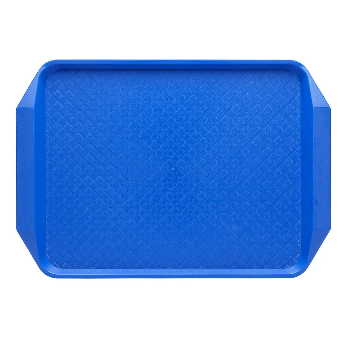 CHEF INOX RECT FAST FOOD TRAY PP 425x300x35mm BLUE (*06987-BL*) = PACK OF 25 X EACHES
