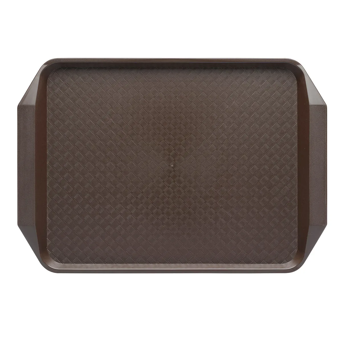 CHEF INOX RECT FAST FOOD TRAY PP 425x300x35mm BROWN (*06987-BN*) = PACK OF 25 X EACHES