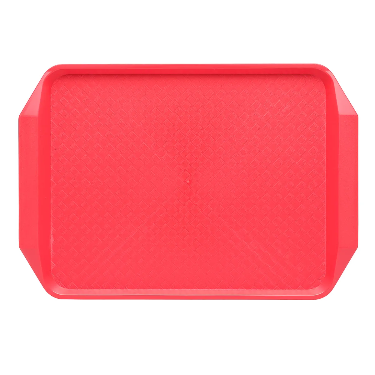 CHEF INOX RECT FAST FOOD TRAY PP 425x300x35mm RED (*06987-R*) = PACK OF 25 X EACHES
