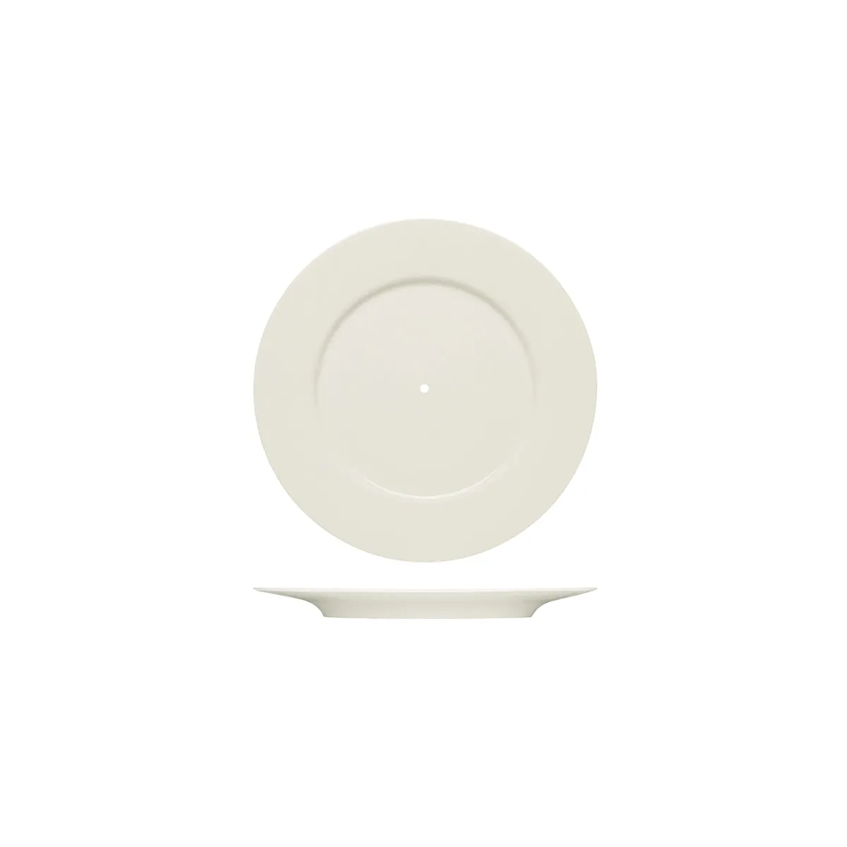 BAUSCHER PURITY RND PLATE w/RIM 220mm TO SUIT SERVING STAND (*BHS6697201*) = PACK OF 6 X EACHES