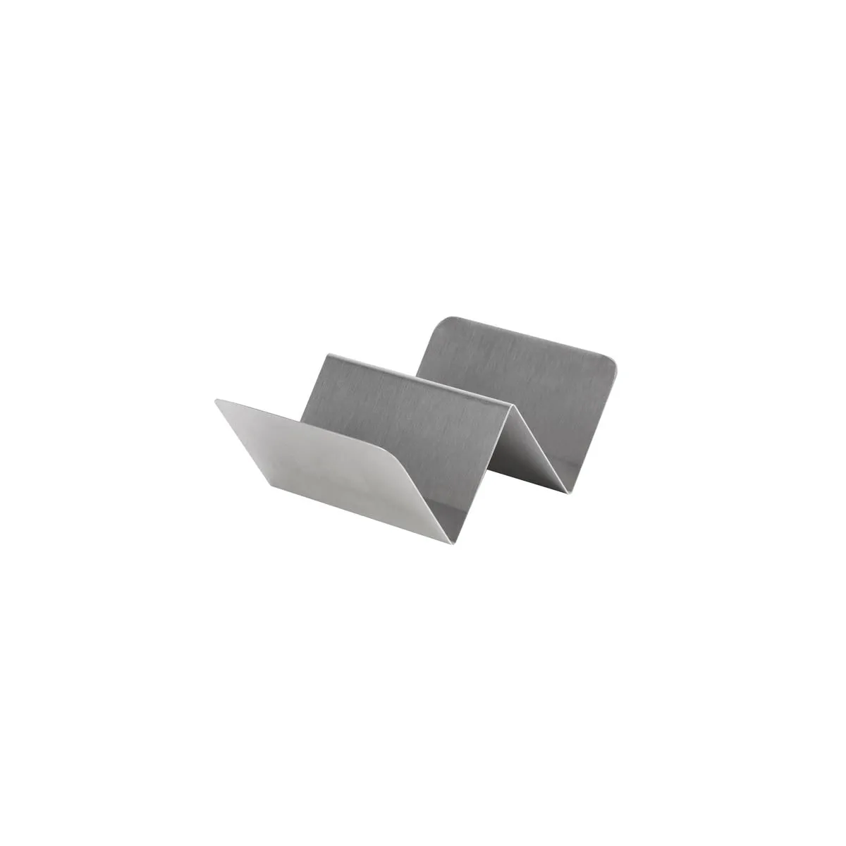 CHEF INOX CONEY IS 2-COMP S/S TACO HOLDER/STAND 100x80x40mm (*78723*) - EACH = 1 / PACK = 12 X EACHES