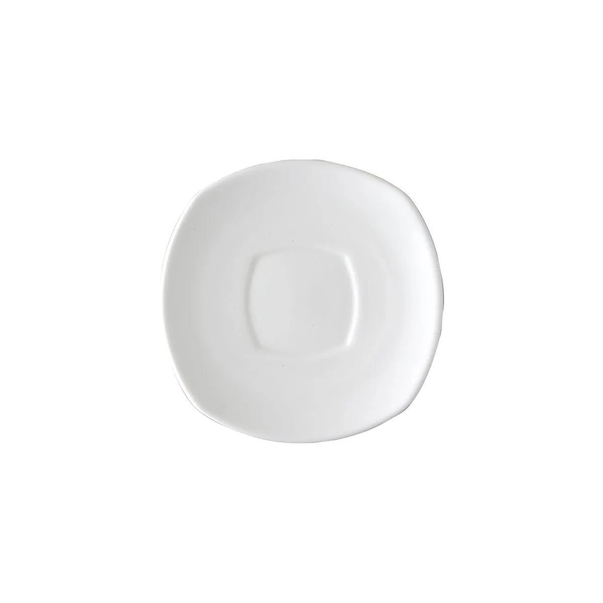 SAUCER SQ-150mm W/SQUARE WELL (4114) (*94484*) = PACK OF 48 X EACHES