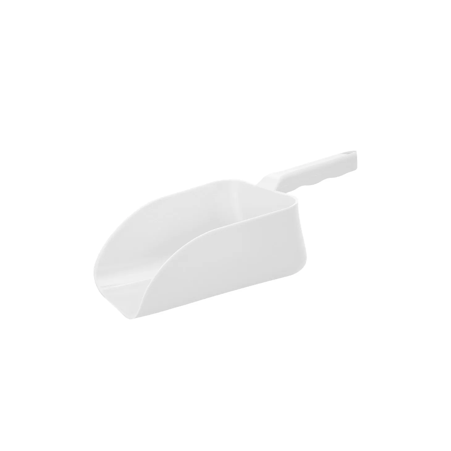 CHEF INOX FLAT SCOOP 225x149mm HDL136x28mm L361mm 1070ml WHI (*66168*) =  1 X EACH