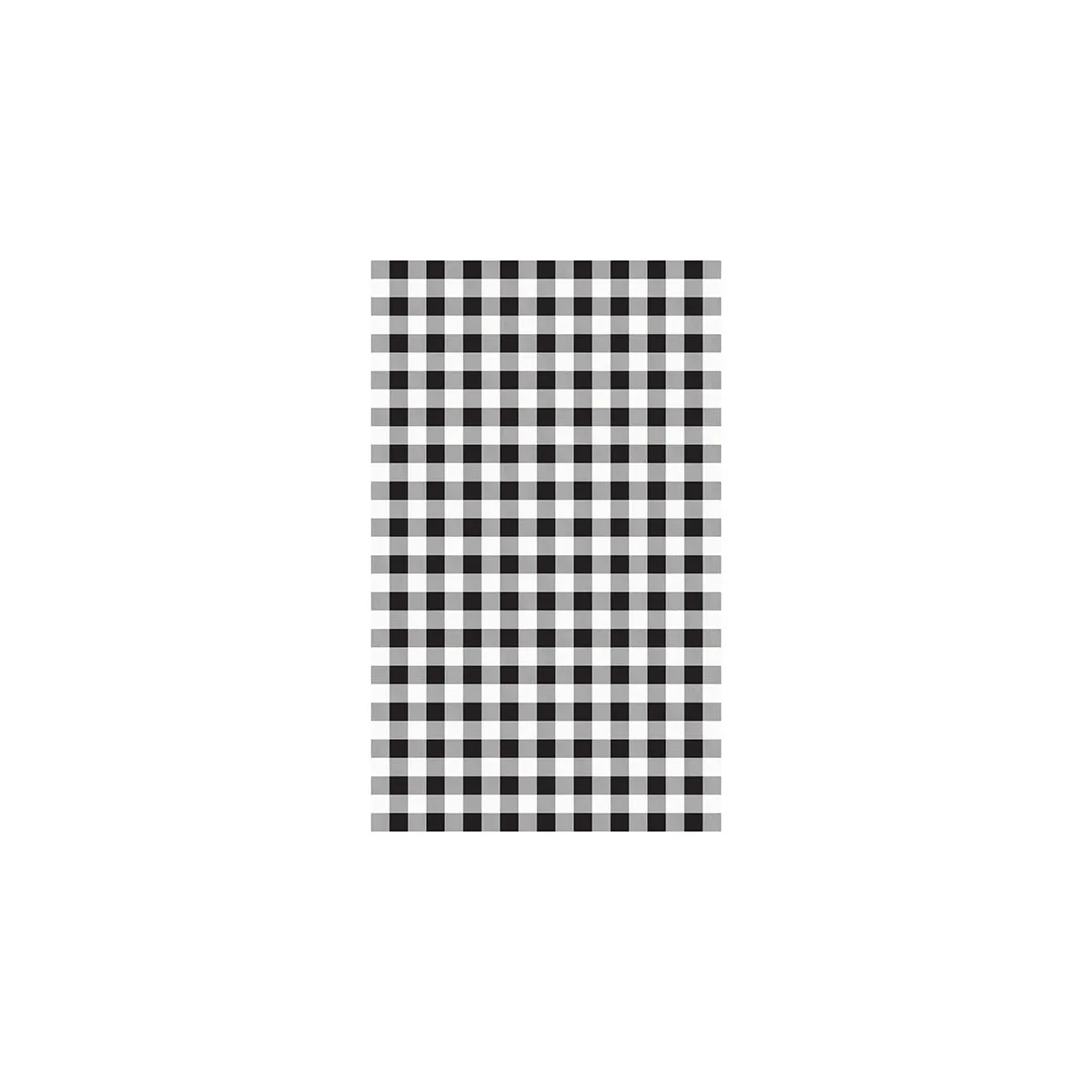 CHEF INOX GREASEPROOF PAPER GINGHAM BLK 200 SHT 190x310mm (*74203*) =  1 X EACH