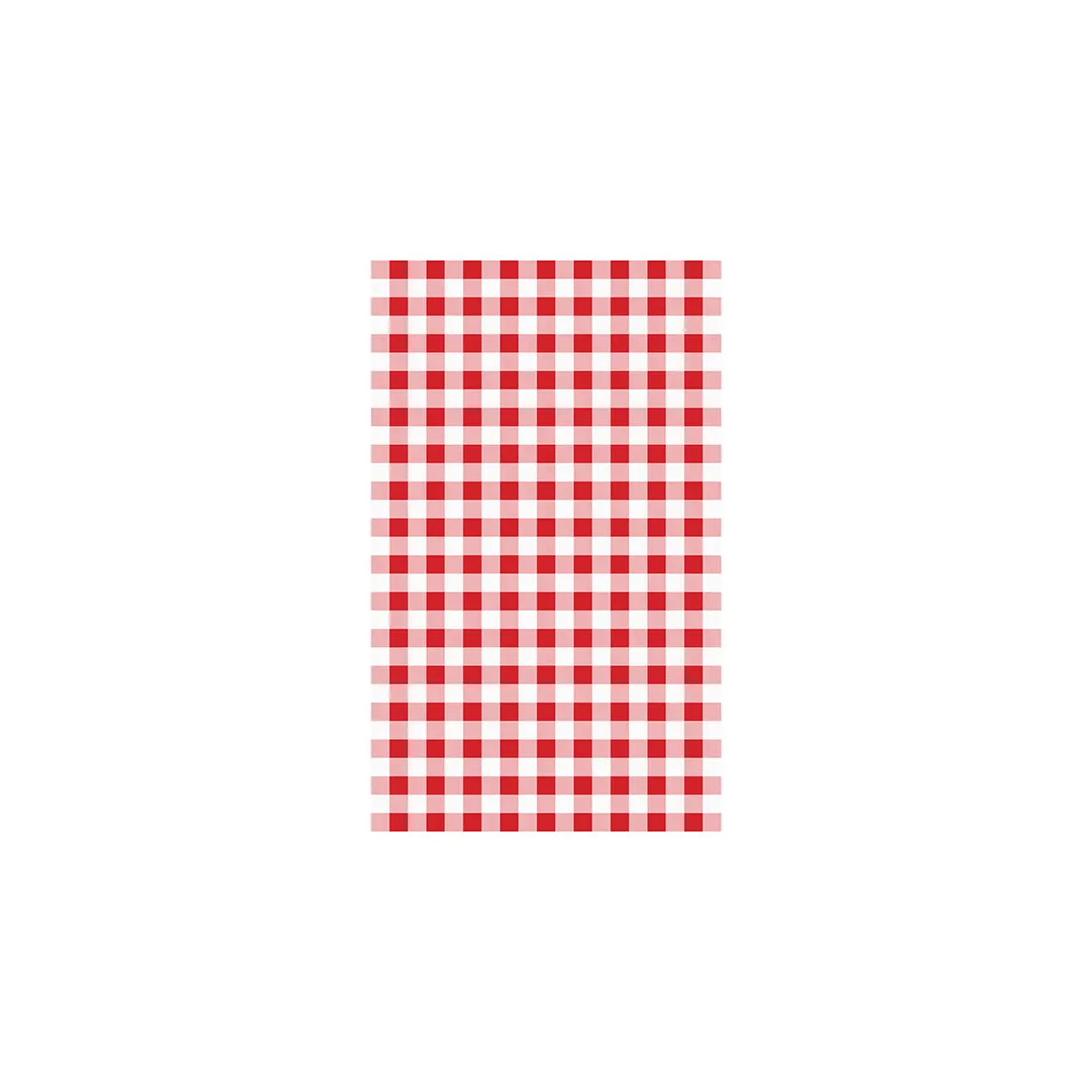 CHEF INOX GREASEPROOF PAPER GINGHAM RED 200SHT 190x310mm (*74204*) =  1 X EACH