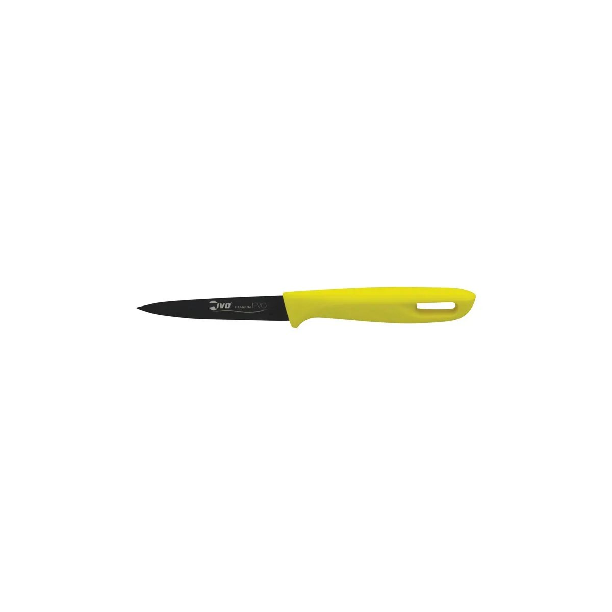 IVO EVO "221000" PARING KNIFE 90mm YELLOW HDL TITANIUM (*27085*) = PACK OF 6 X EACHES