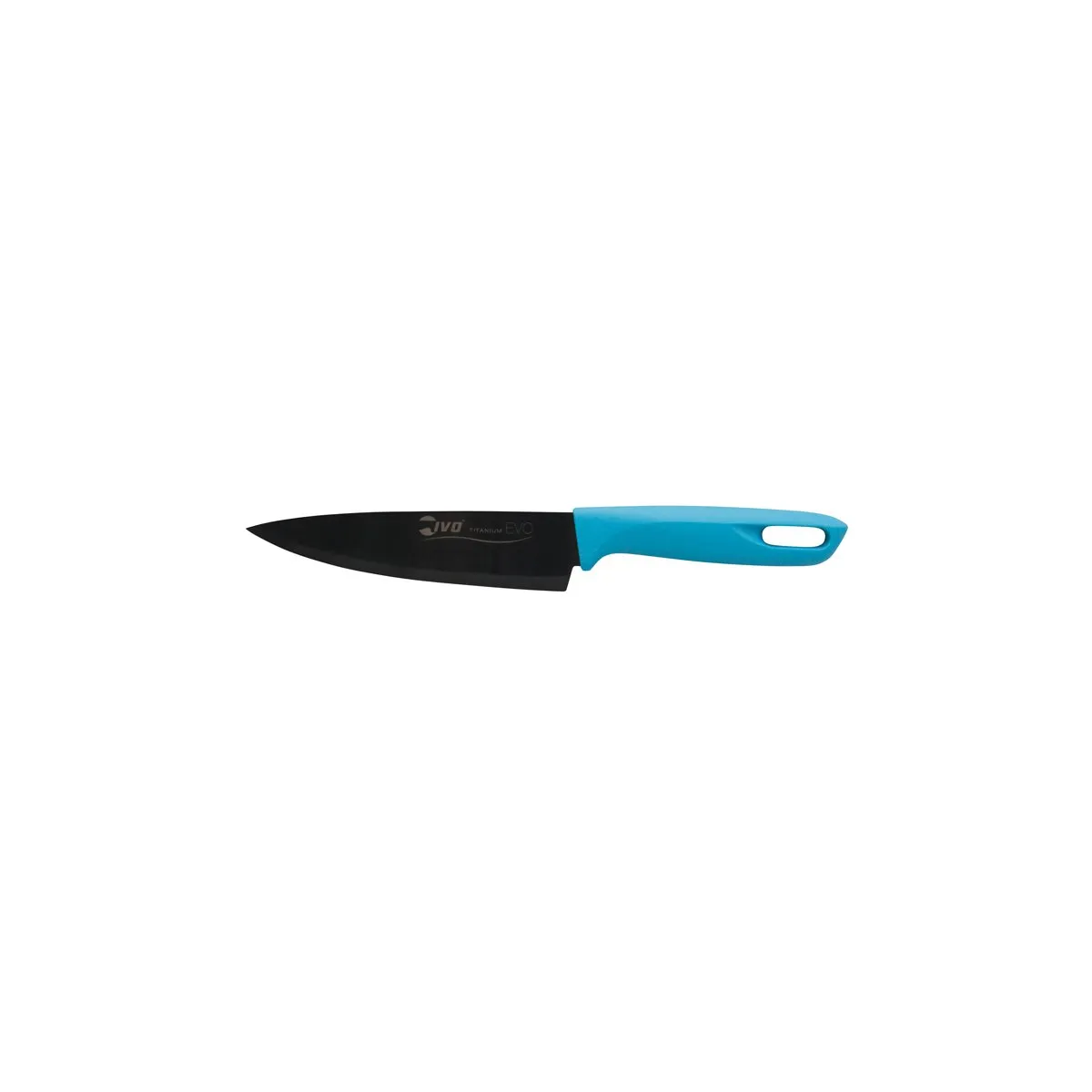 IVO EVO "221000" CHEF'S KNIFE 130mm AQUA HDL TITANIUM (*27089*) = PACK OF 6 X EACHES