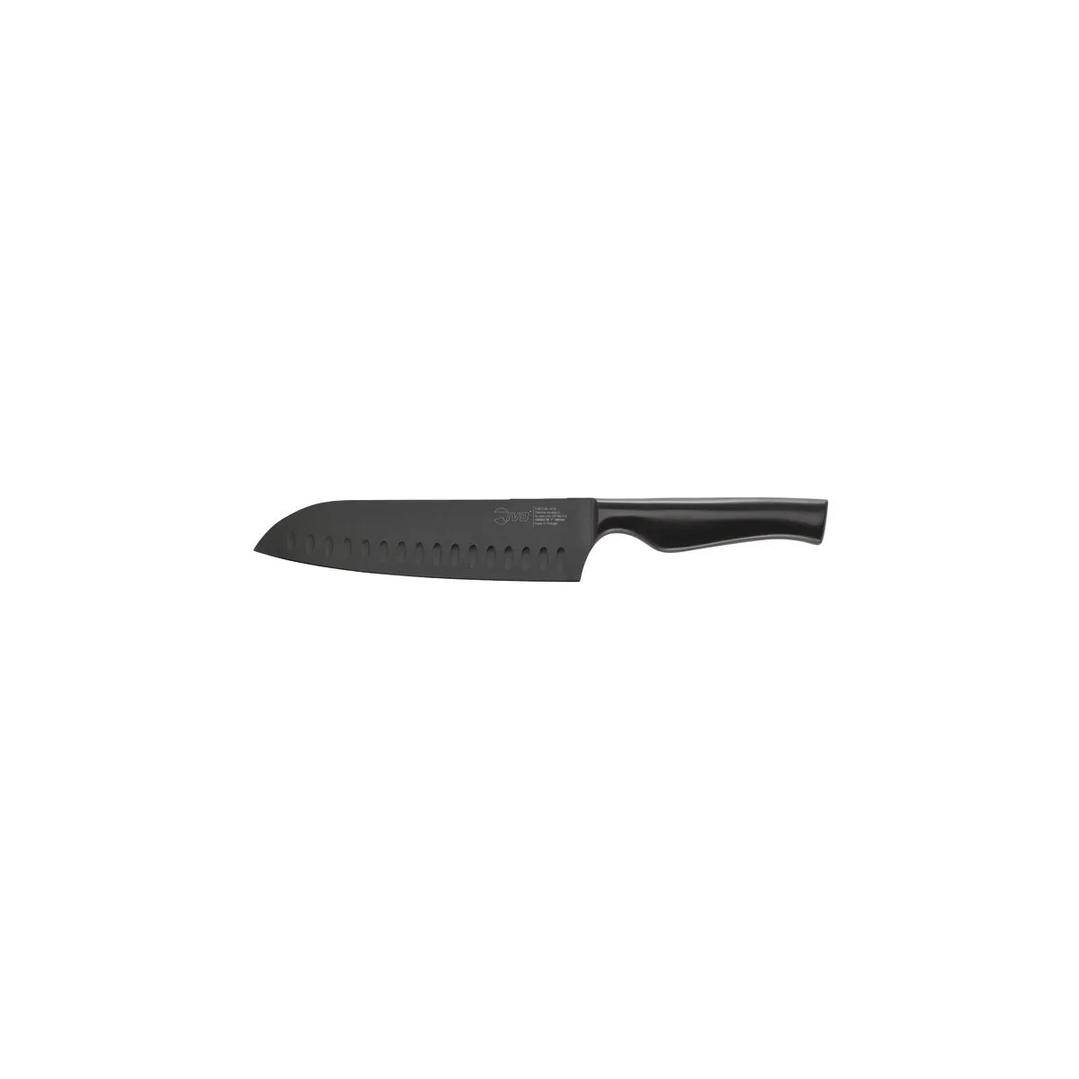 IVO VIRTU GRANTON SANTOKU KNIFE 180mm BLACK (*26095*) = 1 X EACH