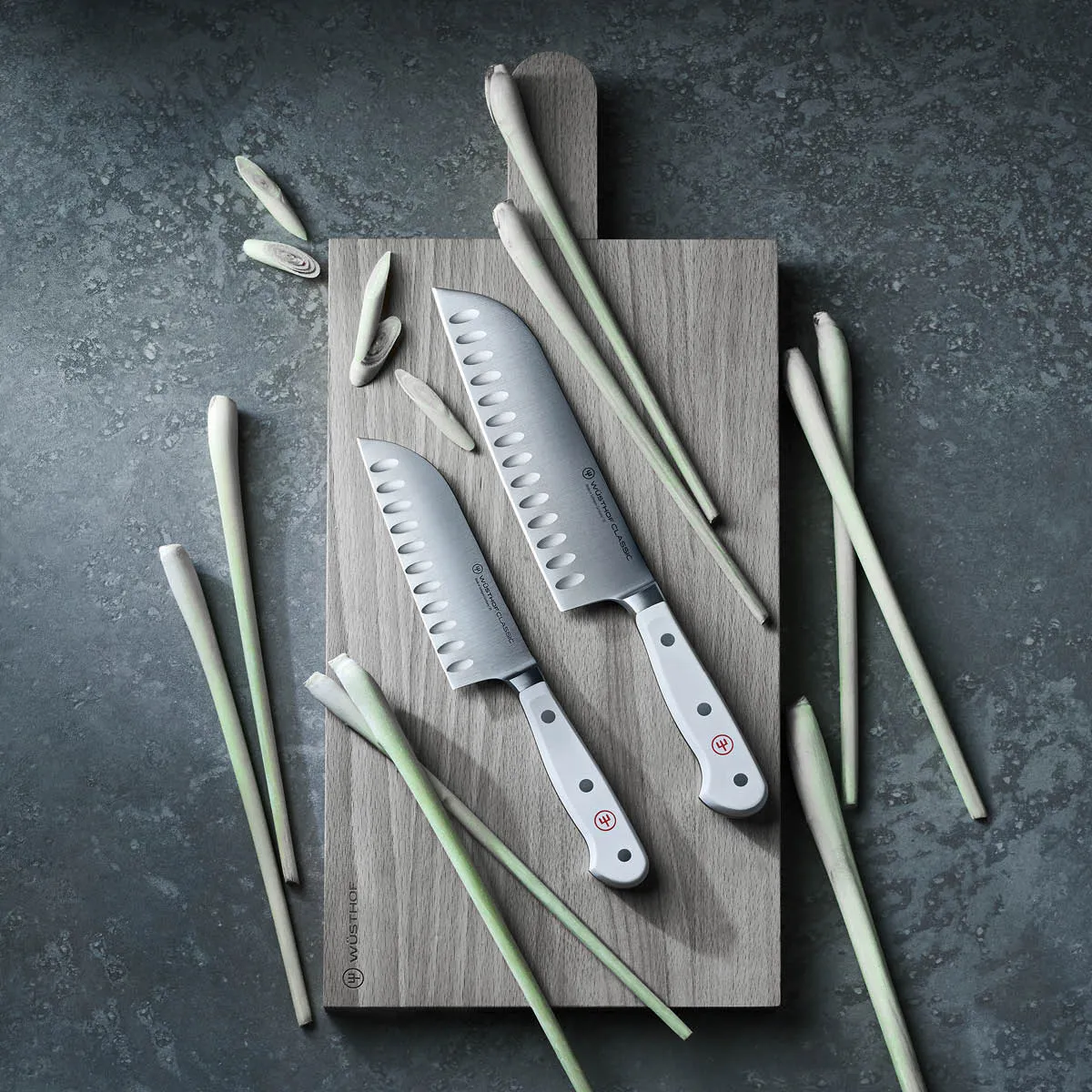 WUSTHOF CLASSIC WHITE SANTOKU KNIFE 140mm (1040231317W) (*28179*) =  1 X EACH