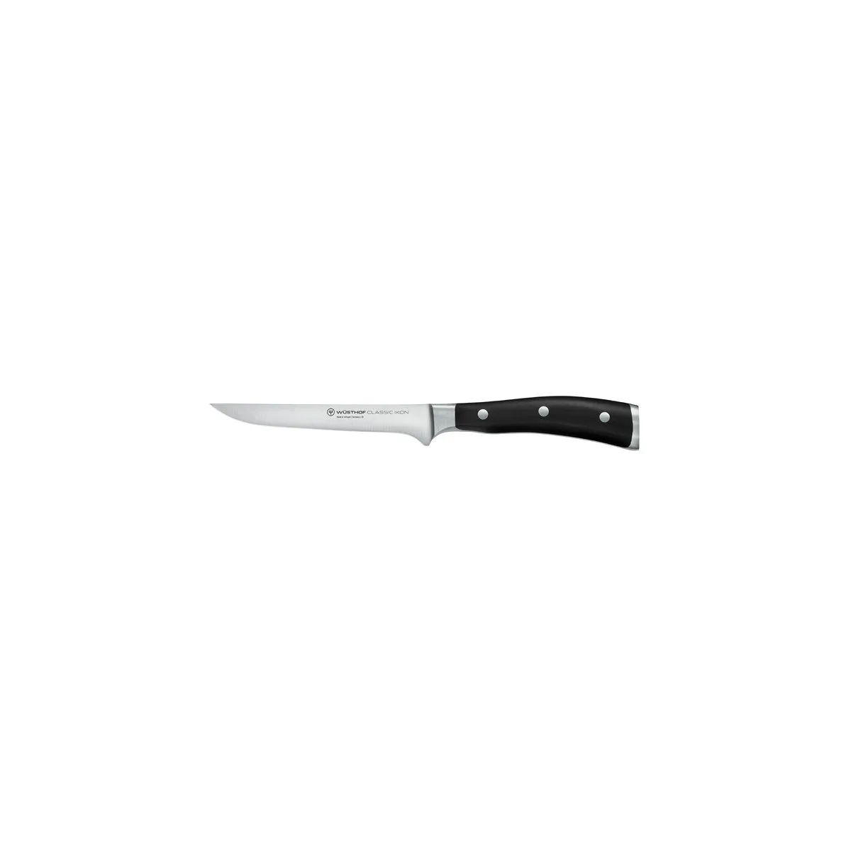 WUSTHOF CLASSIC IKON BLACK BONING KNIFE 140mm (1040331414W) (*28002*) = 1 X EACH
