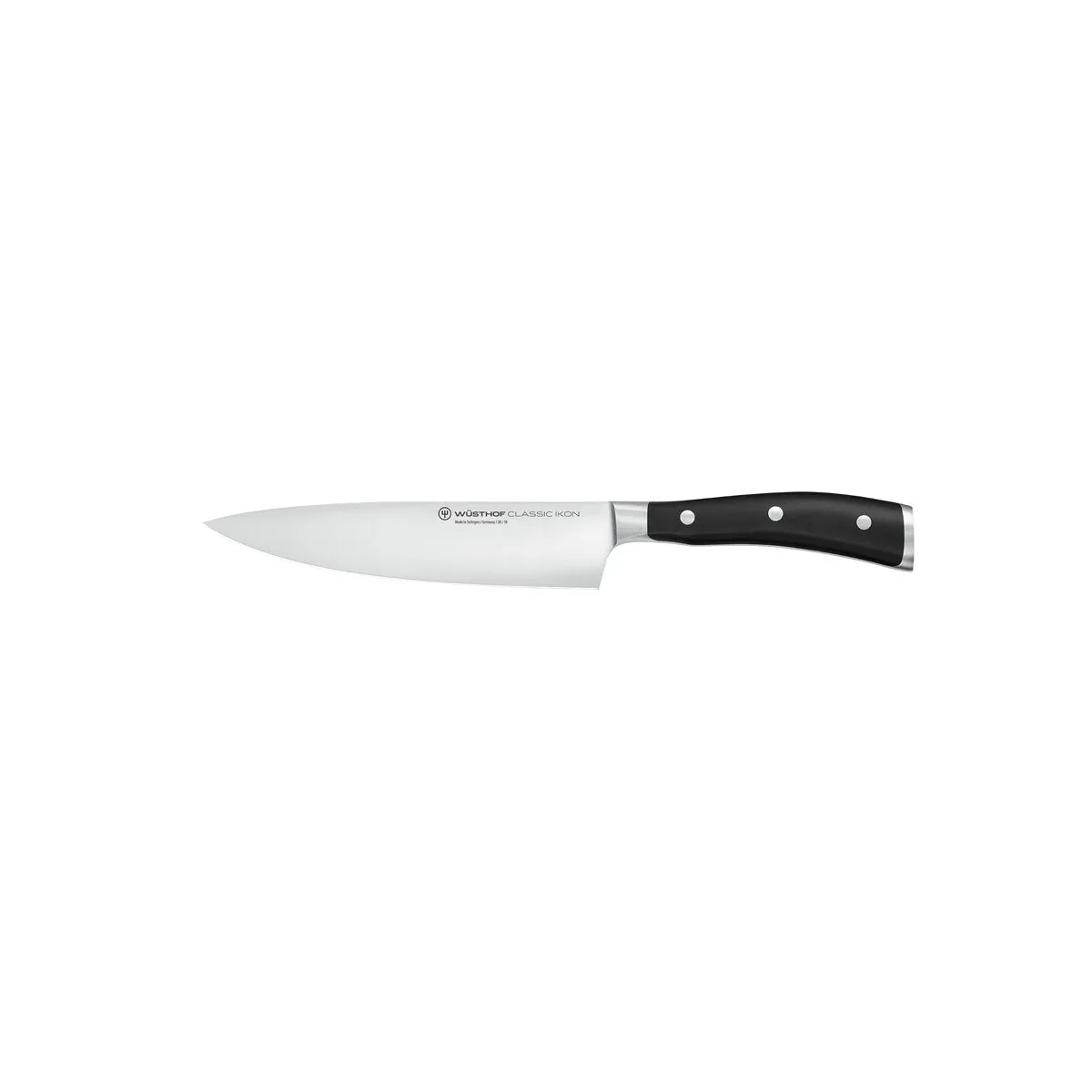WUSTHOF CLASSIC IKON BLACK COOK'S KNIFE 180mm (1040330118W) (*28008*) = 1 X EACH