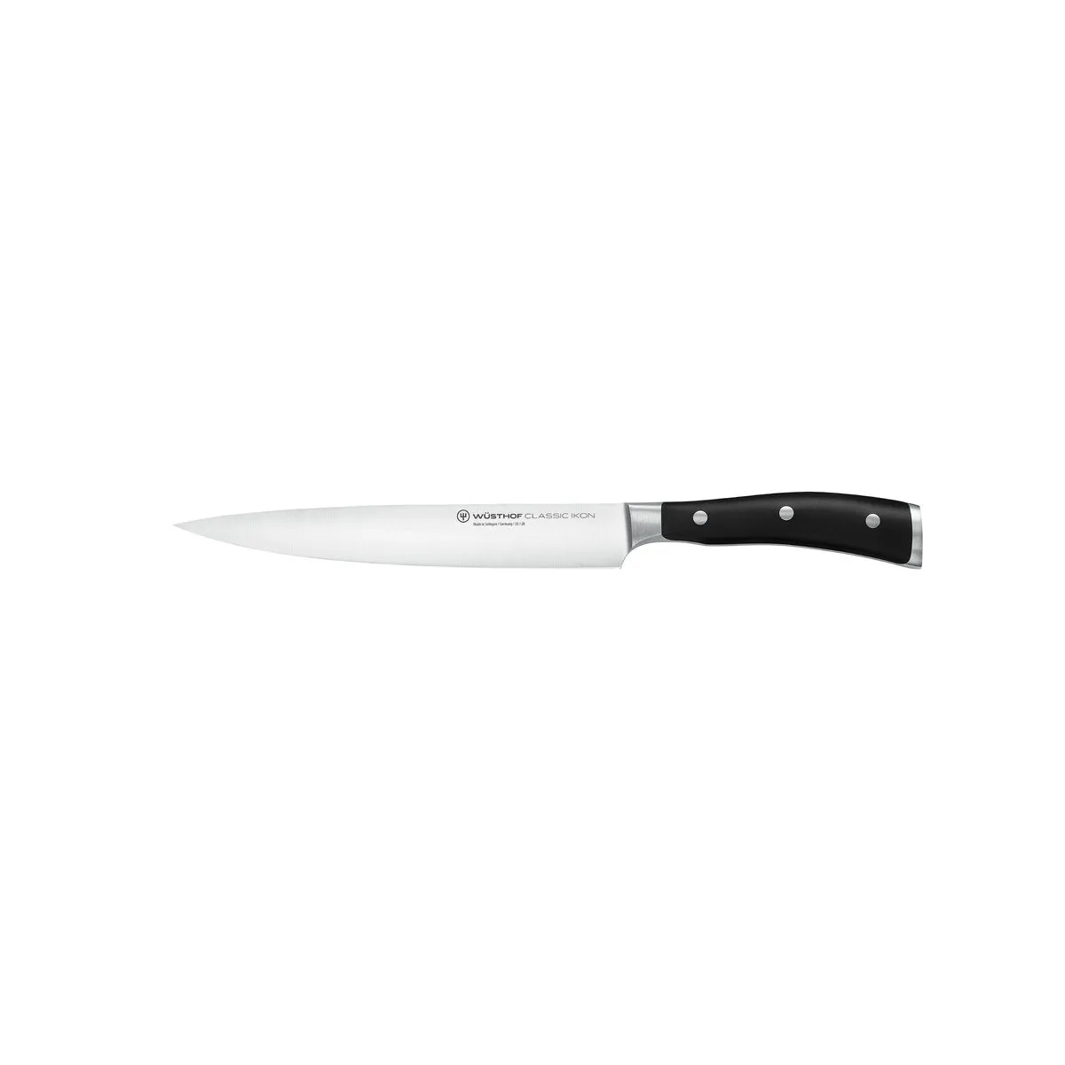 WUSTHOF CLASSIC IKON BLACK CARVING KNIFE 200mm (1040330720W) (*28010*) = 1 X EACH